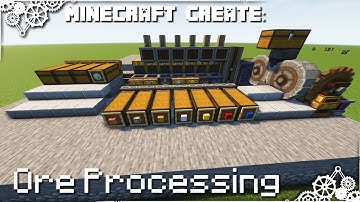 Minecraft Create: Ore Processing!