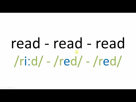 Video Cách đọc chữ READ - READ - READ. - youtube