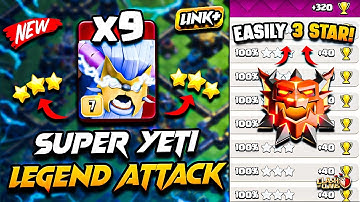 Th18 SUPER YETI Attack Clash of Clans | Best TH18 Attack Strategy With SUPER YETI (Town Hall 18) COC