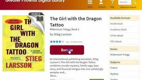 How to download an ebook from the library