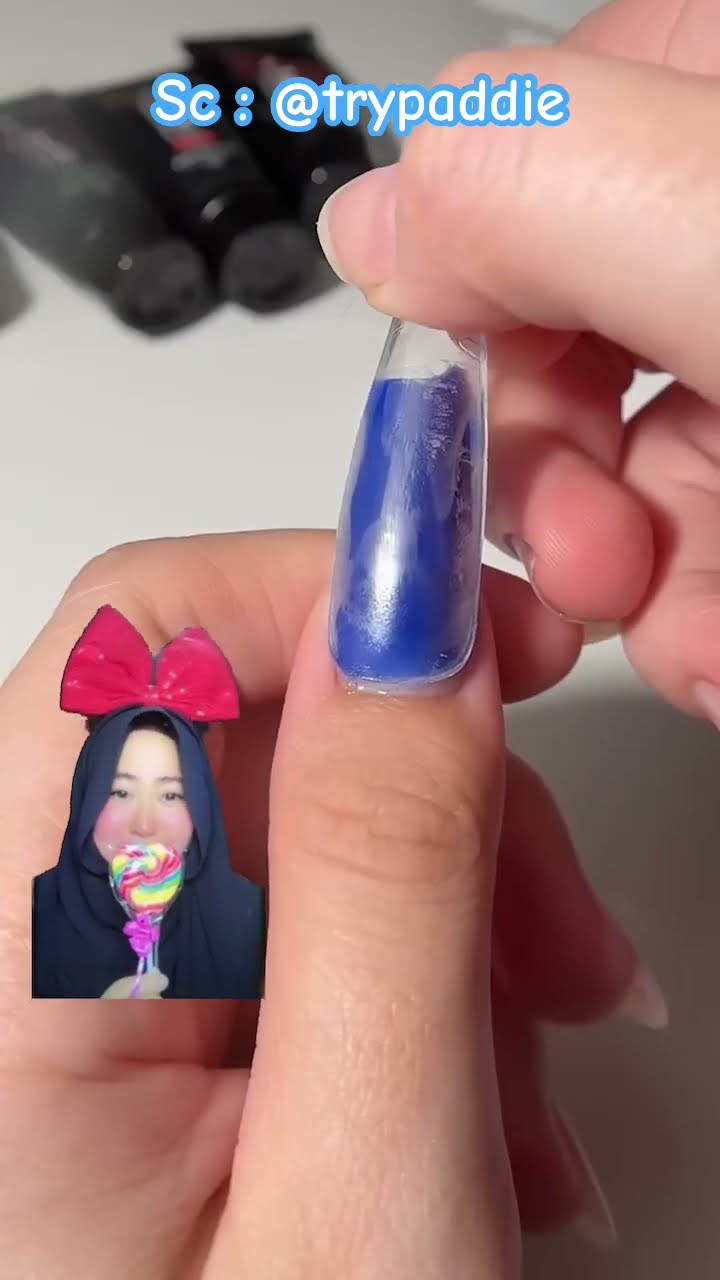 ? KUKU NYA KOQ DI KASIH LEM BIRU ⁉️ @trypaddie #shorts #funny #dubbing #nails