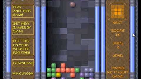Miniclip Tetris (PC browser game)