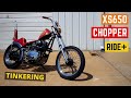 Going For A Ride On The XS650 Chopper / Performing Basic Maintenance