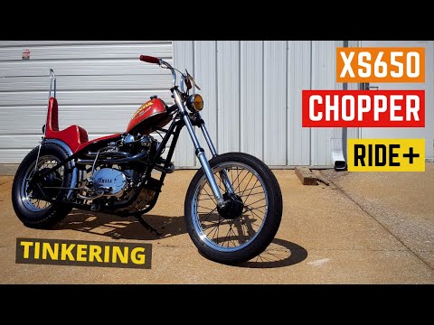 Going For A Ride On The XS650 Chopper / Performing Basic