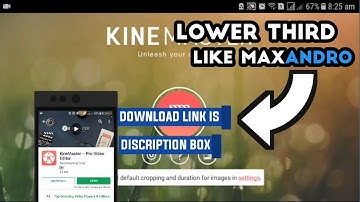 How to make Animated Lower Third Like MAXANDRO.