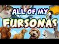 All of my fursonas ~ 2020 Edition! (yes I have a problem)