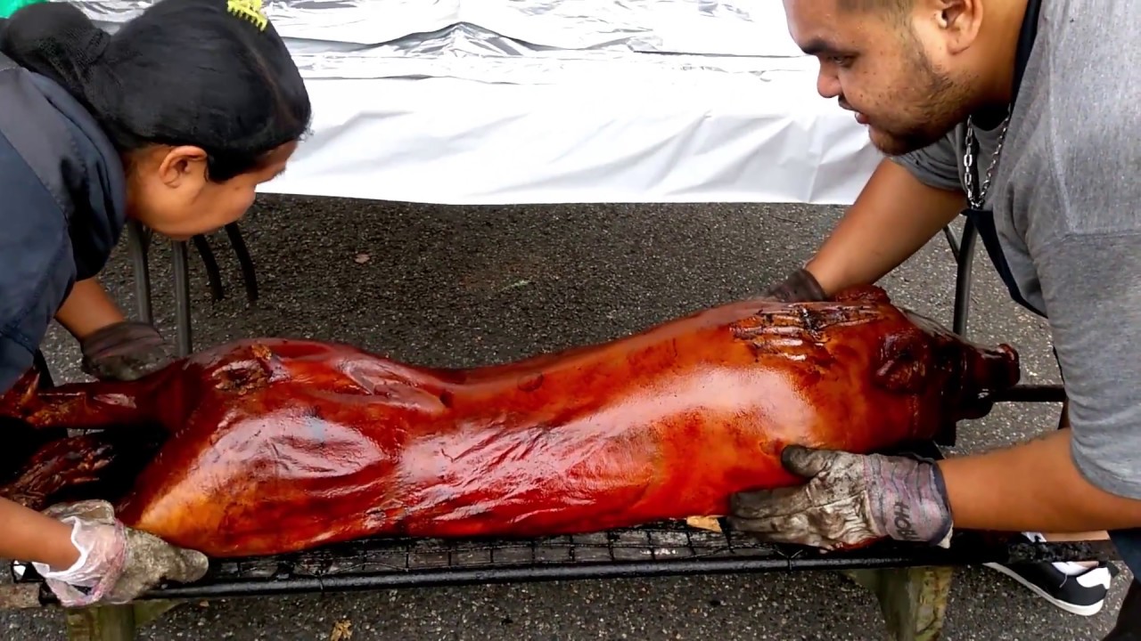 On Site Pig Roast (Description) - YouTube