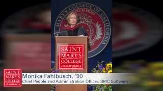 Monika Fahlbusch, '90: Graduate Commencement 2015 - Saint Mary's College of California