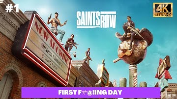 SAINTS ROW Campaign Walkthrough Gameplay (PS5) - Part 1 - First F#@!ing Day