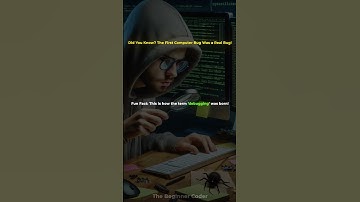 Why Was the First Computer Bug a Real Bug? | Fascinating Programming Fact #codingknowledge