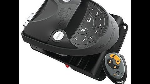 RVLock V4 Keyless Handle w/ Integrated Keypad & Fob