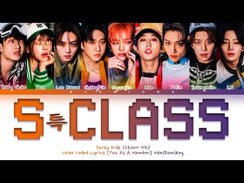 Stray Kids (스트레이 키즈) 'S-Class (특)' - You As A Member [Karaoke Ver.] || 9 Members Ver.
