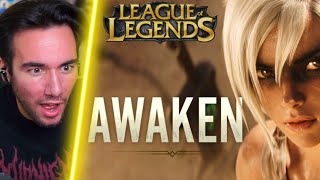 FIRST TIME REACTION to Awaken | League Of Legends Cinematic