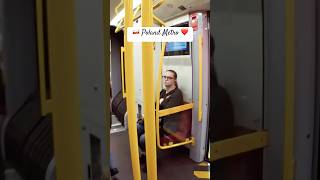 Poland metro (Subway) POV #metro #poland #travel #polandtravel #warsaw #pov #subway #citylife