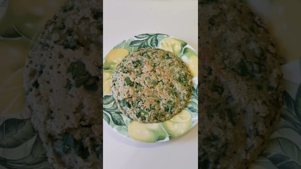 Tortilla de avena y espinacas, comidas saludables. YouTube