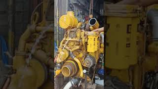 Cat 3408 Buldozer D9R  Engine Running Test  #Cat #Buldozer #V8