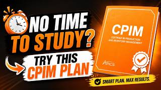 How to Study for CPIM While Working Full Time
