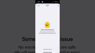 Telegram wallet “No worries your funds are safe”