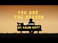 (YOU ARE THE REASON) with LYRICS By Calum Scott