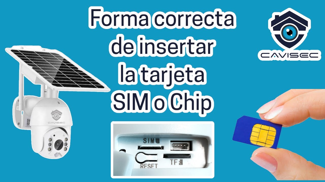 Camara Vigilancia Sim Card