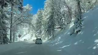 #3 Nevada snow falling drive on ice road. Thank you for watching. Please Like-Share-Subscribe. Peace