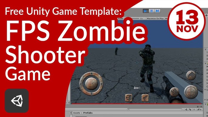 FREE Unity FPS Zombie Shooter Game Template - YouTube free-unity-fps-zombie-shooter-game-template-youtube