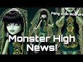 MONSTER HIGH NEWS! The Return of Scarah Screams! Fang Club Scarah doll announced! 