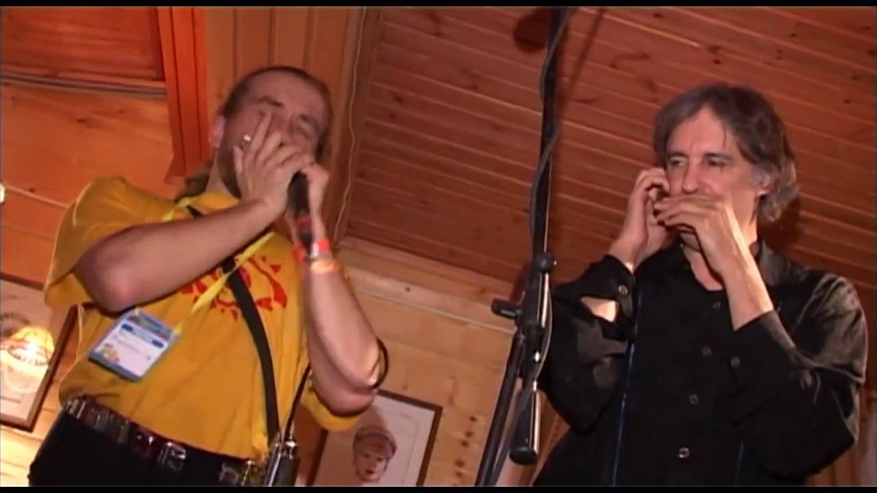 Harmonica jam Boris Plotnikov with Howard Levy and Tommy Emmanuel, джем