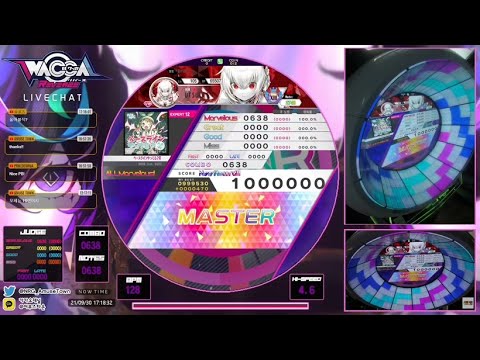 [WACCA Reverse] ベースラインやってる？笑 (EXPERT 12) ALL Marvelous
