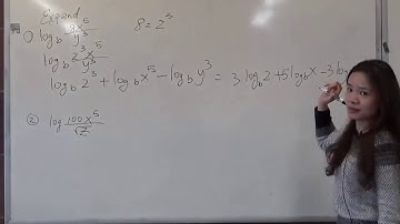Expanding logarithmic Expressions Part I   BMCC CUNY MAT56 MAT206 MAT302