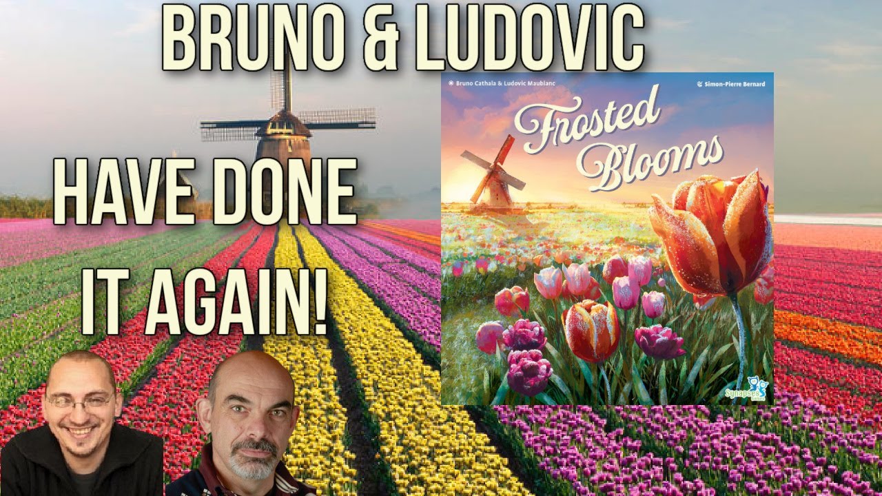 Обзор настольной игры Frosted Blooms — выкладка фишек и погоня за целью!