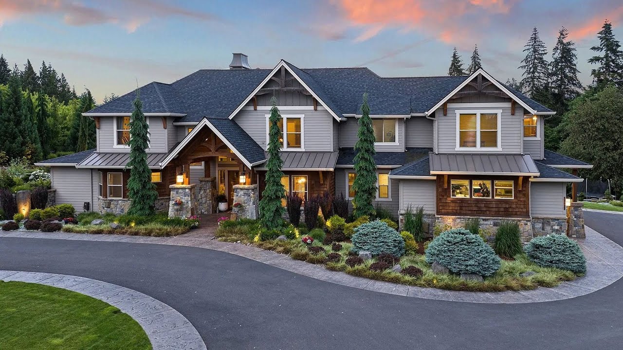 $3,850,000! Magnificently custom timber frame home in Ridgefield WA ...