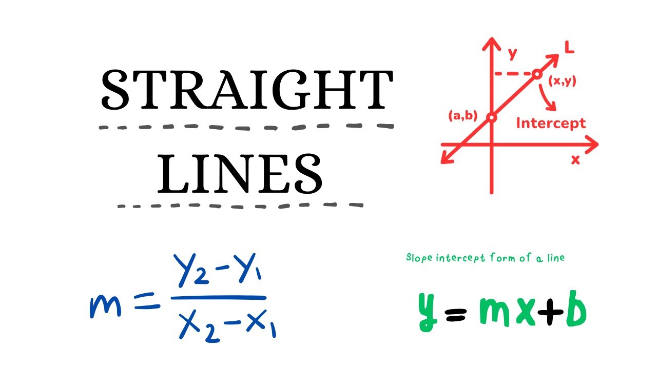 STD XI Maths/Straight lines/Exercise 10.2/cbse+ncert/(English) - YouTube