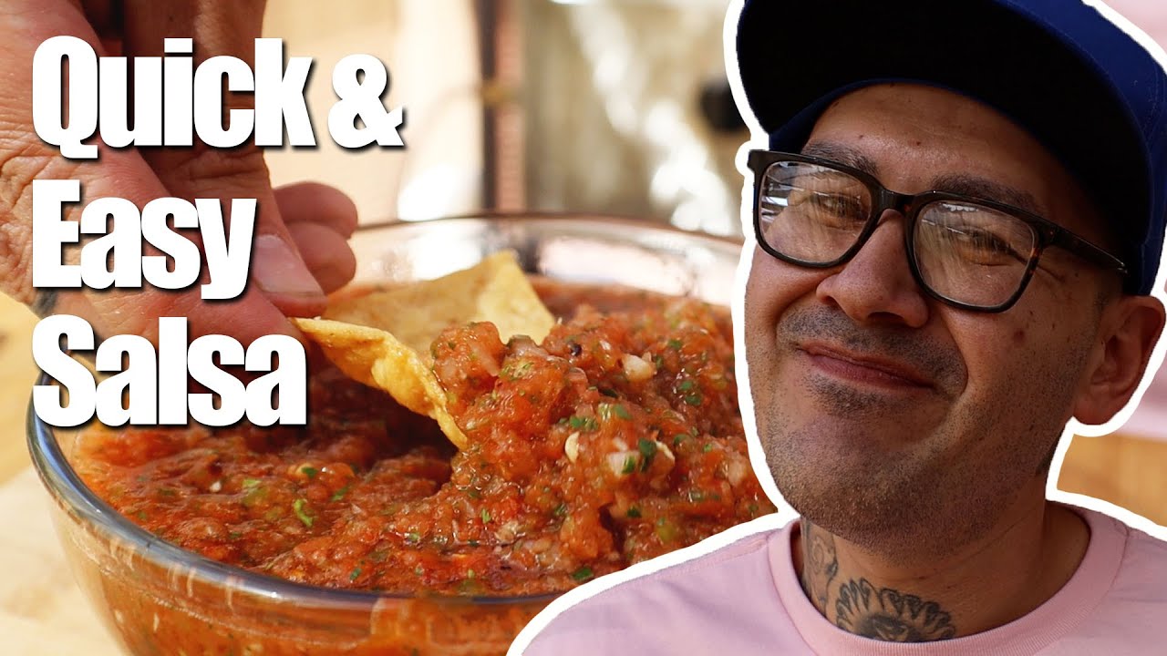 Salsa Quick and Easy Salsa Red Salsa Recipe Salsa Roja Recipe Episode 2 YouTube