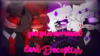 //you spin me right round//meme dark Deception//Gacha club x art malak and Bierce