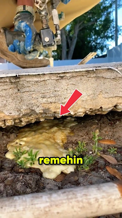 Download lagu Just by injecting this liquid, collapsed concrete can rise again!