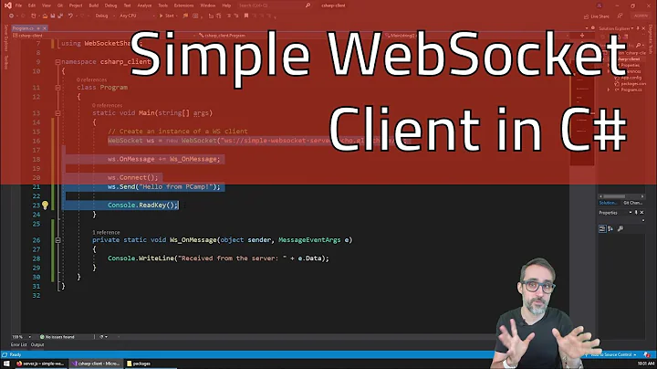7.2 How to Create a WebSocket Client in C# - Fun with WebSockets!