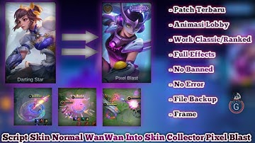 Script Skin Normal WanWan To Skin Collector Pixel Blast With ABC Folder || Hanya G