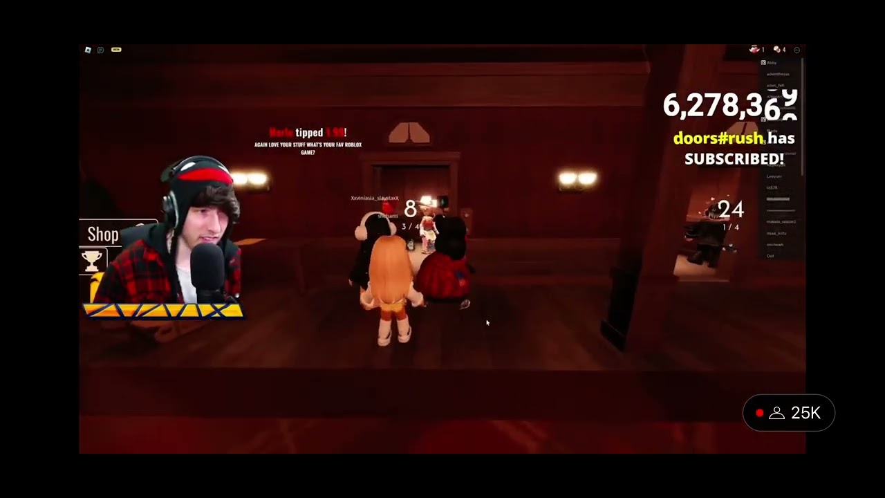 I FOUND KREEK IN DOORS!!! KreekCraft YouTube