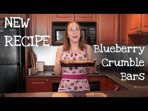 How to make BLUEBERRY CRUMB BARS