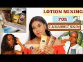 HOW TO MIX YOUR REGULAR LOTION AND MAKE IT WORK BETTER FOR CARAMEL/DARK SKIN. Cocoa glow/NiveaQ10