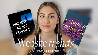 My favourite website trends  - Ft.  Wix Studio 👩‍💻