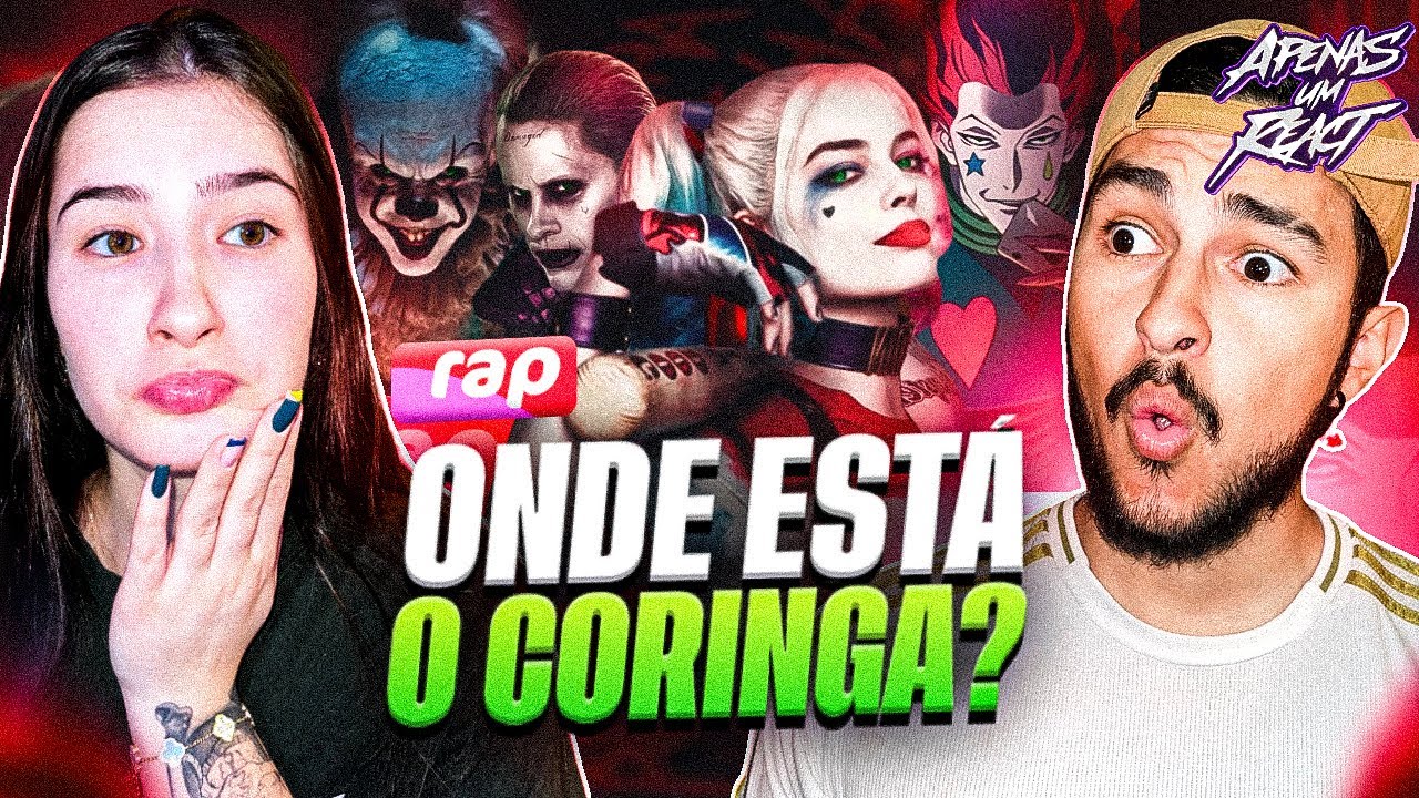 Apenas um react | Rap do Coringa, Arlequina, Hisoka e Pennywise - Circo dos horrores 2 | NERD HITS
