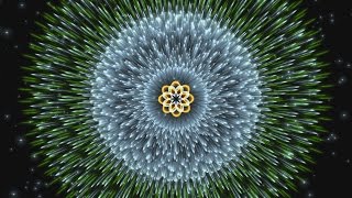 4K Hypnotic Wormhole Fractal Mandala 2160p Animation