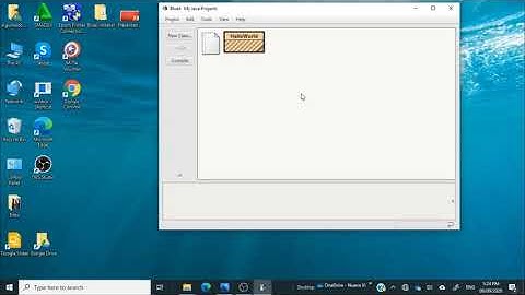 Writing, Compiling and Running a Java Program using BlueJ