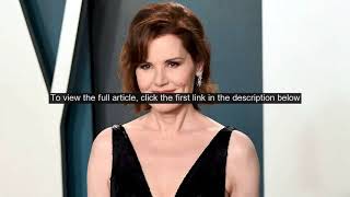 Geena Davis says great roles were incredibly scarce after she turned 40