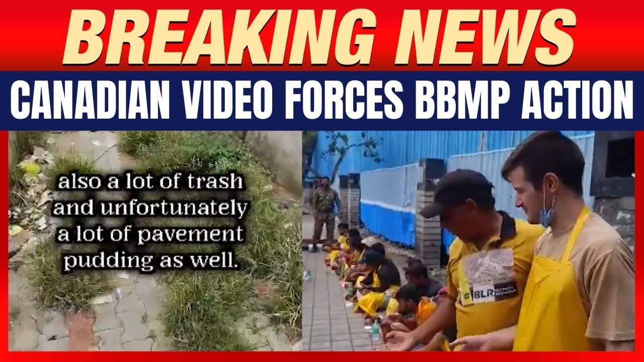 BBMP Chief Eats Snacks On Bengaluru Footpath After Canadian’s Viral Video  | News9