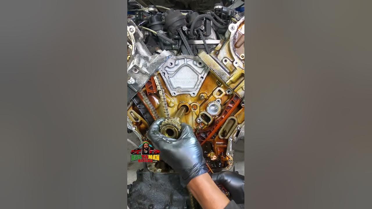 ML 350 Timing Chain #mechanic #mercedes - YouTube