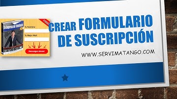 Como Crear Formularios de Suscripción para Captar Emails de Suscriptores *TUTORIAL GETRESPONSE*
