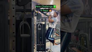 New Challenge 💪✅ | One Hand Pull ups | Pull-ups | Back Workout | #viral #gym #motivation #shorts